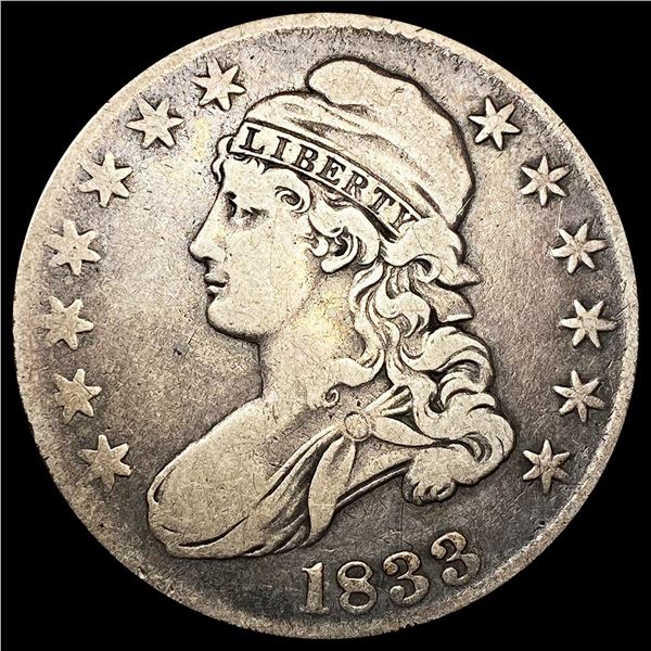 1833 Capped Bust Half Dollar NICELY CIRCULATED