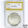 Image 1 : 1921 Morgan Silver Dollar PGA MS65