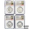 Image 1 : 2014-S Set (4) Kennedy Half Dollar NGC SP