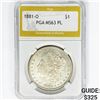 Image 1 : 1881-O Morgan Silver Dollar PGA MS63 PL