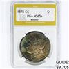 Image 1 : 1878-CC Morgan Silver Dollar PGA MS65+ Monster