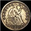 Image 1 : 1854 Arws Seated Liberty Half Dime NEARLY UNCIRCUL