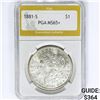 Image 1 : 1881-S Morgan Silver Dollar PGA MS65+