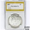 Image 1 : 1887 Morgan Silver Dollar PGA MS64 PL