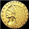 Image 1 : 1911 $2.50 Gold Quarter Eagle ABOUT UNCIRCULATED