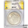 Image 1 : 1883-CC Morgan Silver Dollar ANACS MS63
