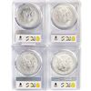 Image 2 : 2002 (2), 1988 (2) Set (4) ASE PCGS MS69