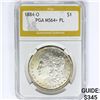 Image 1 : 1884-O Morgan Silver Dollar PGA MS64+ PL