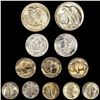 Image 1 : (12) Varied US Coins ((3) 1937, 1941, (3) 1942, 19