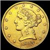 Image 1 : 1905-S $5 Gold Half Eagle LIGHTLY CIRCULATED