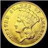 Image 1 : 1882 $3 Gold Piece CLOSELY UNCIRCULATED