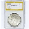 Image 1 : 1883-O Morgan Silver Dollar PGA MS65