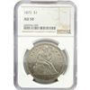 Image 1 : 1873 Seated Liberty Dollar NGC AU50