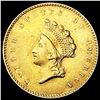 Image 1 : 1854 Rare Gold Dollar HIGH GRADE