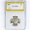 Image 1 : 1903 Liberty Victory Nickel PGA MS64