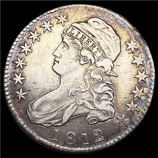 1812 Capped Bust Half Dollar ABOUT UNCIRCULATED