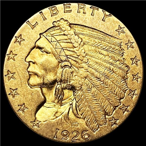 1926 $2.50 Gold Quarter Eagle CLOSELY UNCIRCULATED