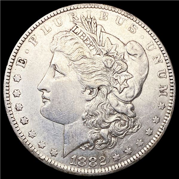 1882-O/S VAM-5 Morgan Silver Dollar CLOSELY UNCIRC