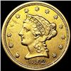 Image 1 : 1852-O $2.50 Gold Quarter Eagle ABOUT UNCIRCULATED