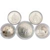 Image 1 : 1986-1989 US Silver Coinage Collect. (5 Coins)