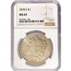 Image 1 : 1878-S Morgan Silver Dollar NGC MS63