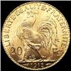 Image 2 : 1913 France .1867oz Gold 20 Francs CHOICE BU