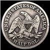 Image 2 : 1858-O Seated Liberty Half Dollar NICELY CIRCULATE