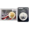Image 1 : 1922 & 2020 Silver Dollar 2 Coin Set