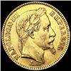 Image 1 : 1863 France .1867oz Gold 20 Francs CLOSELY UNCIRCU