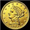 Image 1 : 1903 $2.50 Gold Quarter Eagle CLOSELY UNCIRCULATED