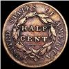 Image 2 : 1829 Classic Head Half Cent ABOUT UNCIRCULATED