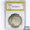 Image 1 : 1886-S Morgan Silver Dollar PGA MS65 DMPL