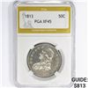 Image 1 : 1813 Capped Bust Half Dollar PGA XF45