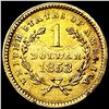 Image 2 : 1853 Rare Gold Dollar UNCIRCULATED
