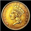 Image 1 : 1861 Rare Gold Dollar CLOSELY UNCIRCULATED