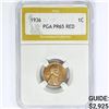 Image 1 : 1936 Wheat Cent PGA PR65 RED