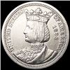 Image 1 : 1893 Isabella Silver Quarter UNCIRCULATED