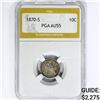 Image 1 : 1870-S Seated Liberty Dime PGA AU55