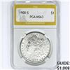 Image 1 : 1900-S Morgan Silver Dollar PGA MS63