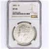 Image 1 : 1892 Morgan Silver Dollar NGC XF45