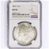 Image 1 : 1891 Morgan Silver Dollar NGC AU55