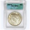 Image 1 : 1922-D Silver Peace Dollar ICG MS63