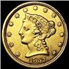 Image 1 : 1857 $2.50 Gold Quarter Eagle NEARLY UNCIRCULATED