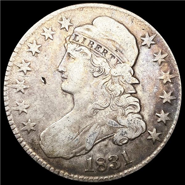 1831 Capped Bust Half Dollar LIGHTLY CIRCULATED