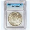 Image 1 : 1923 Silver Peace Dollar ICG MS64+