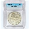 Image 1 : 1887-S Morgan Silver Dollar ICG MS61