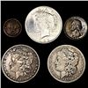 Image 1 : (5) Varied US Coins (1863, 1879-O, 1880, 1922, 195