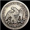 Image 2 : 1855 Arws Seated Liberty Quarter NICELY CIRCULATED