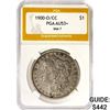Image 1 : 1900-O/CC Morgan Silver Dollar PGA AU53+ VAM 7
