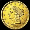 Image 1 : 1861 $2.50 Gold Quarter Eagle UNCIRCULATED